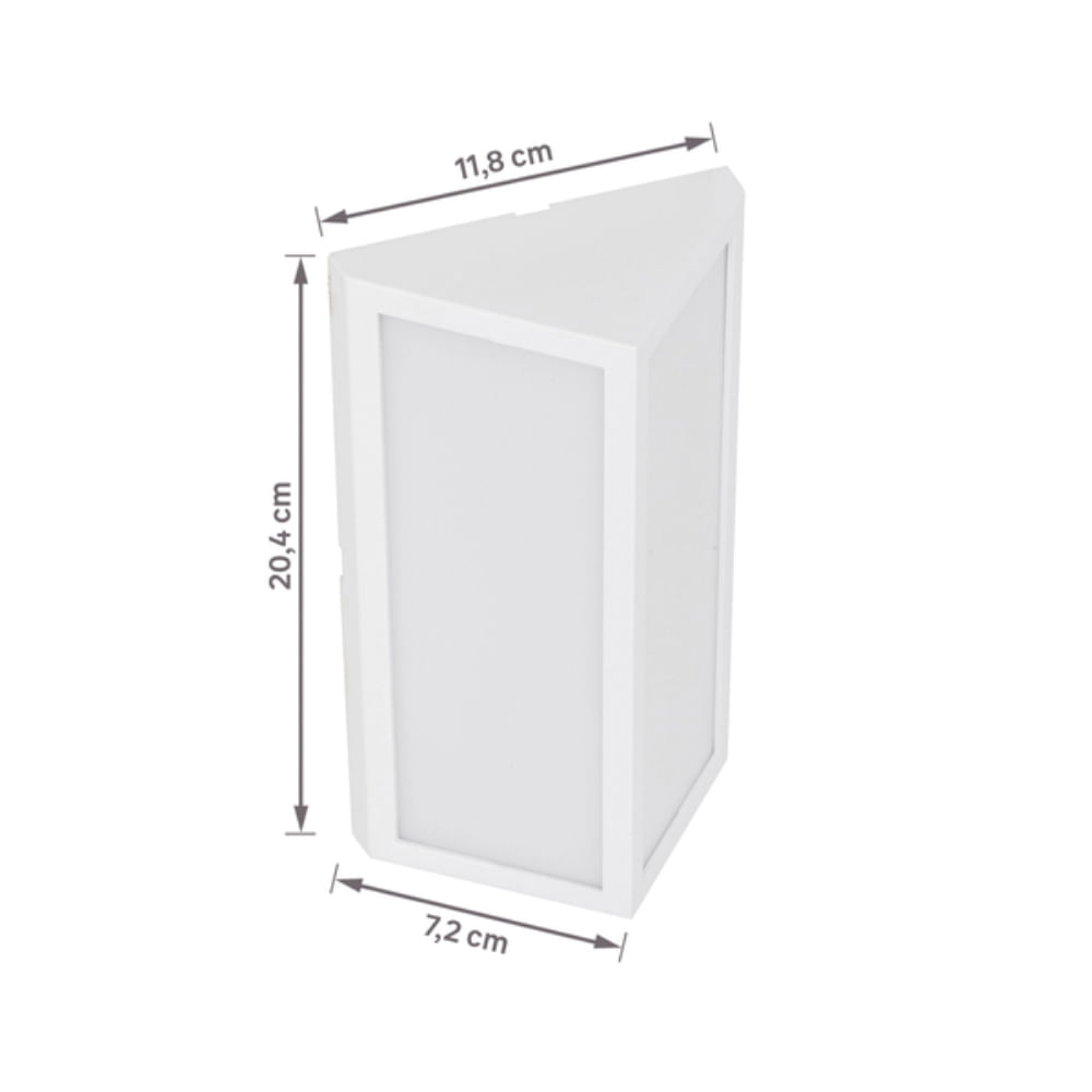 Arandela de Sobrepor Led Scalenus 12w 2700k Branco Fosco Avant -1-.jpg